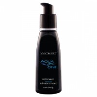 Wicked Aqua Chill Water Based Lubricant 60ml